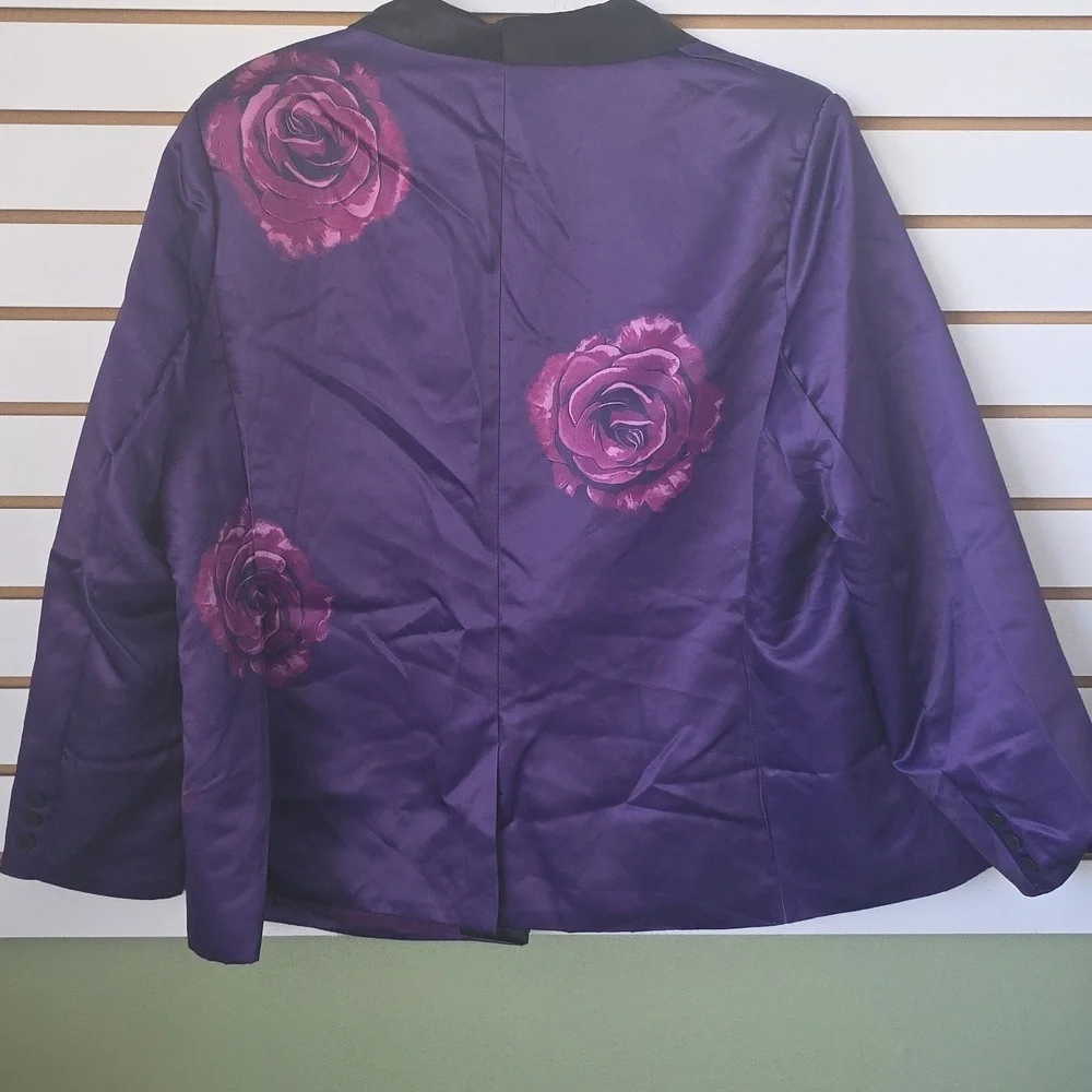2p Set Rose Blazer And Pants 3x